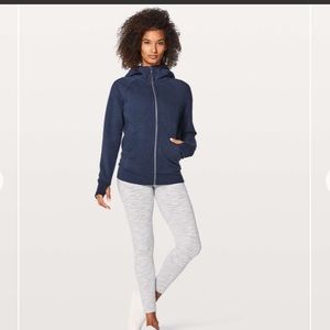 Lululemon Scuba Hoodie Light Cotton Fleece 10 EUC